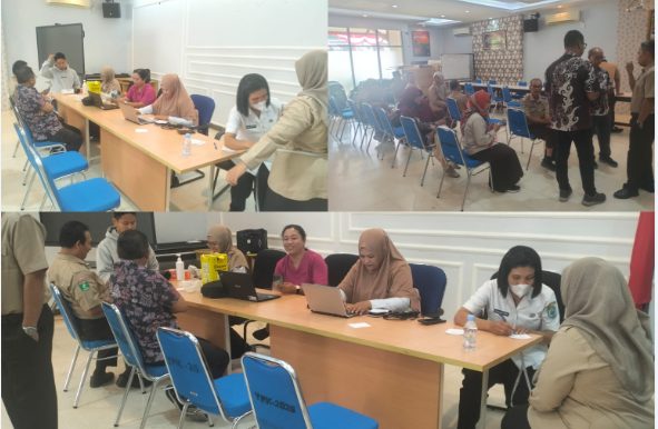 Guru dan Karyawan SMA YPK Jalani Pemeriksaan Kesehatan dari Puskesmas Bontang Barat