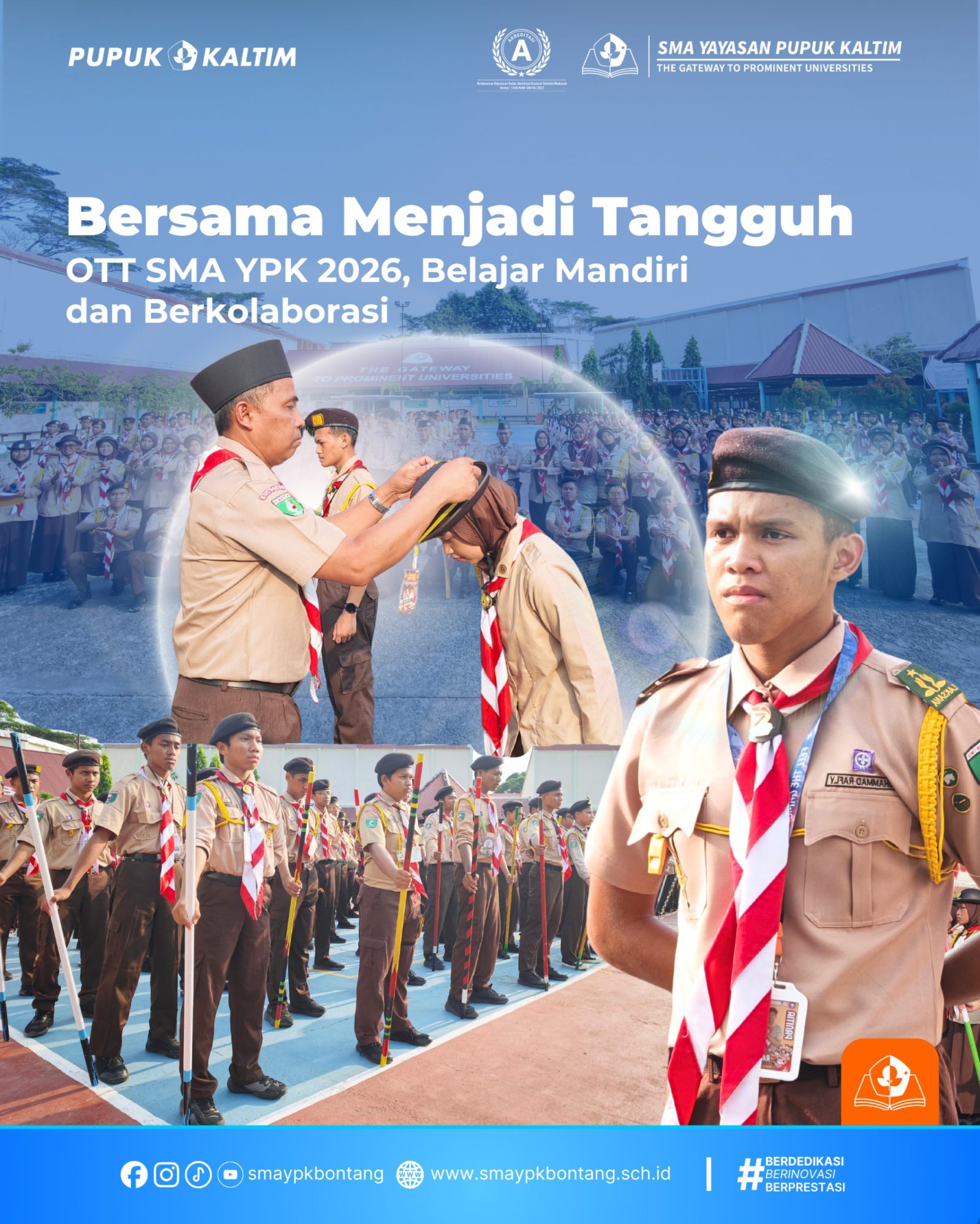 Orientasi Tamu Tegak Pramuka SMA Yayasan Pupuk Kaltim Digelar 4–6 September 2026
